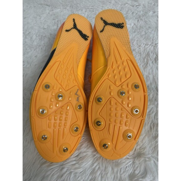 Puma Evospeed Long Jump Track & Field Shoes US Size 11.5 Yellow Black 377001-01 - Picture 13 of 14